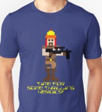 Firefly 8 Bit Thrilling Heroics Unisex T-Shirt