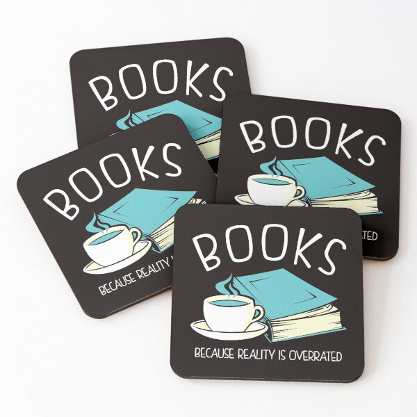 Item preview, Books Because Reality Is Overrated Funny designed and sold by KsuAnn.