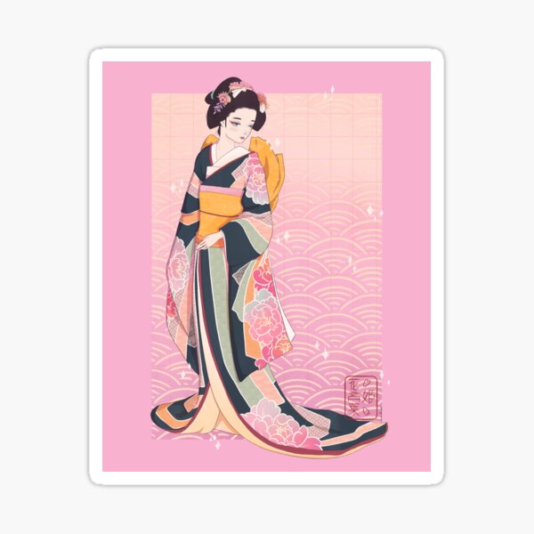 Kimono Sticker