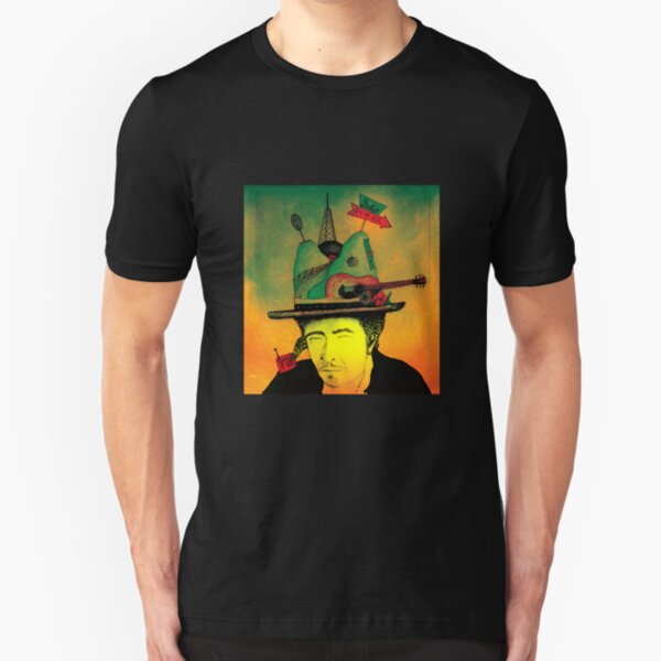 bob dylan radio live Slim Fit T-Shirt