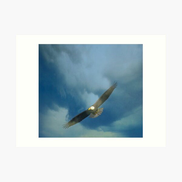 Coming Through The Clouds Art Print
