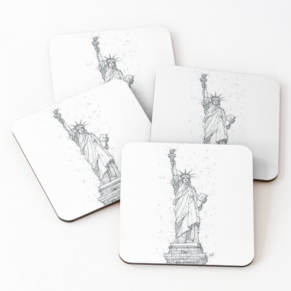 Item preview, STATUE OF LIBERTY - ink painting designed and sold by lautir.