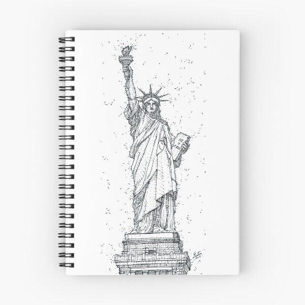 Item preview, STATUE OF LIBERTY - ink painting designed and sold by lautir.