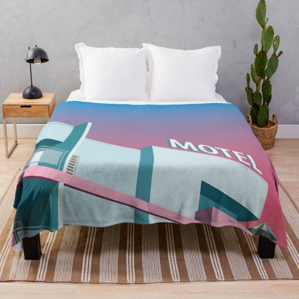 Item preview, Hollywood Motel - Vaporwave poster designed and sold by WeeBirdDesign.