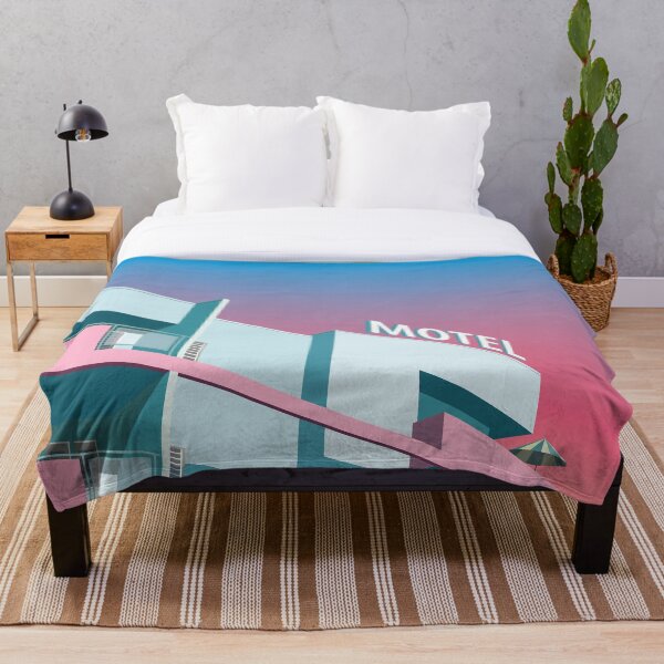 Aperçu de l'œuvre Affiche du film Hollywood Motel - Vaporwave créée et vendue par WeeBirdDesign.