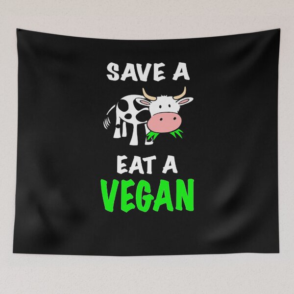 Item preview, Save a cow eat a vegan designed and sold by zejose.