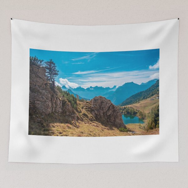 Item preview, The Bordaglia lake in a colorful autumn day designed and sold by zakaz86.