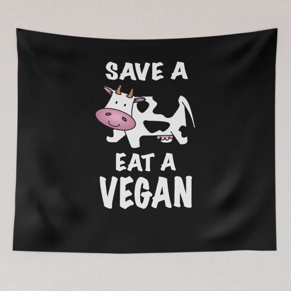 Item preview, Save a cow eat a vegan designed and sold by zejose.