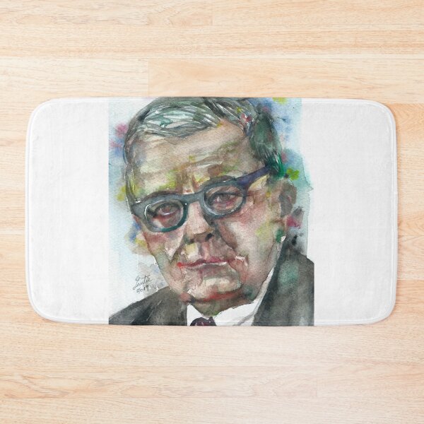 Item preview, DMITRI SHOSTAKOVICH - watercolor portrait.2 designed and sold by lautir.