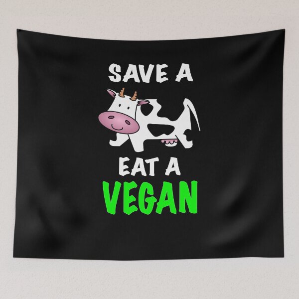 Item preview, Save a cow eat a vegan designed and sold by zejose.