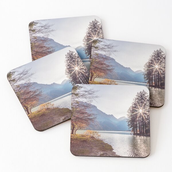 Item preview, Colorful autumn foliage at the alpine lake designed and sold by zakaz86.