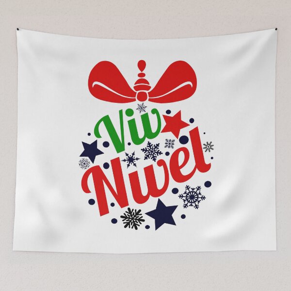 Item preview, Viv Nwel Haiti Ornament, Joyeux Noel, Merry Christmas designed and sold by makeitadmirable.