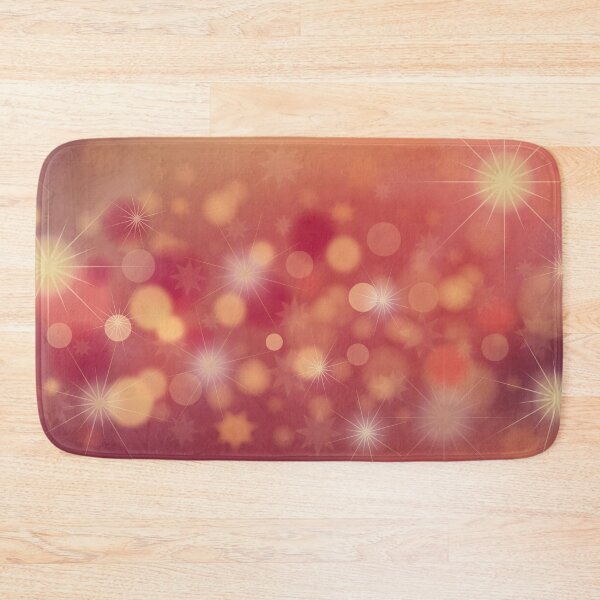 Item preview, Red Sparkle Bokeh Christmas Stars Pattern designed and sold by livianasgifts.