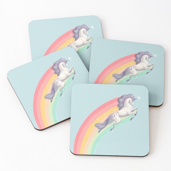Fabulous Unicorn Coasters (Set of 4)