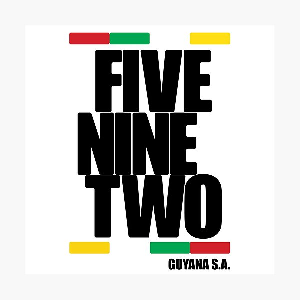 "Guyana International Telephone Code" Photographic Print by identiti