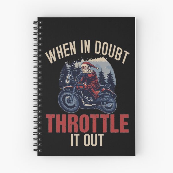 Item preview, Biker Christmas with Santa on a Motorcycle designed and sold by 4Craig.