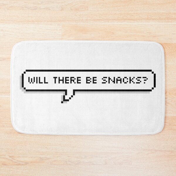 Item preview, will there be snacks? designed and sold by F-Word.