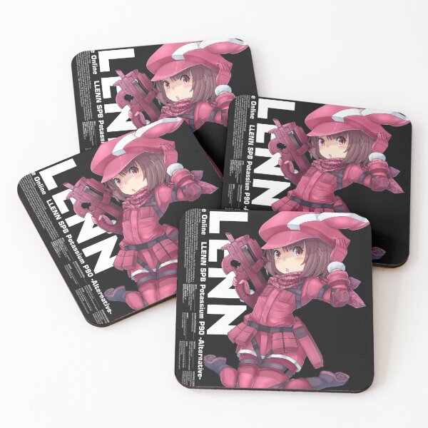 Item preview, GGO - LLENN [Black Background] designed and sold by kuronekozero.
