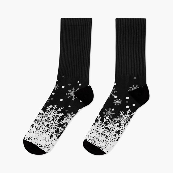 Item preview, Snow Black Background designed and sold by Sharon Schwalbe.