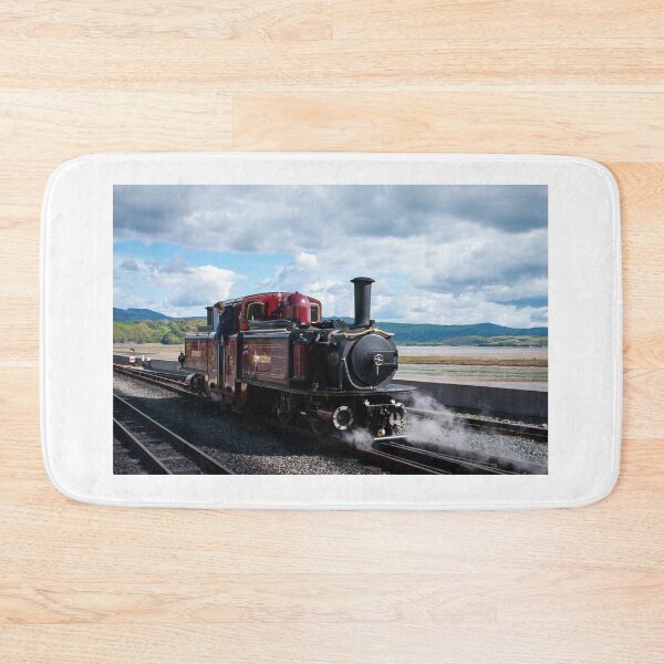 Item preview, Steam loco Merddin Emrys at Porthmadog designed and sold by LindaCooke.