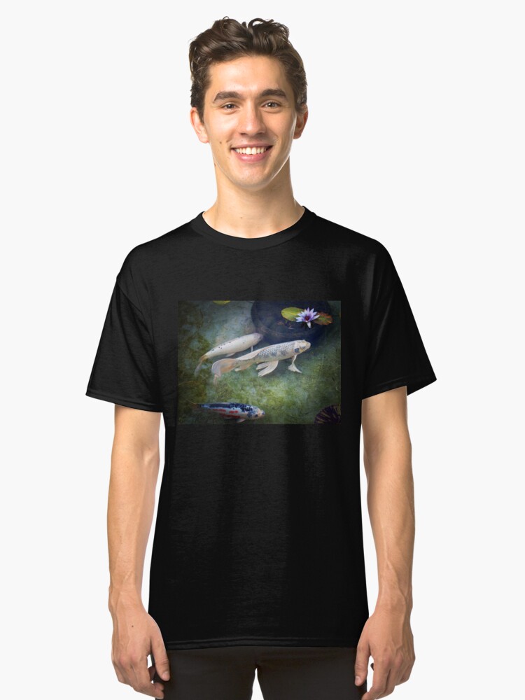 Alternate view of At The Koi Pond... Classic T-Shirt