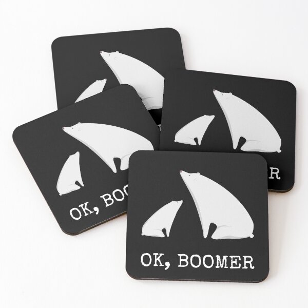Item preview, Ok Boomer Meme Millennials Gen Z Funny Christmas Polar Bear designed and sold by r-silver.