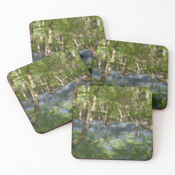 Item preview, Soft English Bluebells and Silver Birches designed and sold by LindaCooke.