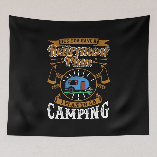Item preview, Retirement Funny Love Plan Camping RV Travel Gift Camping designed and sold by CreatedByHeidi.