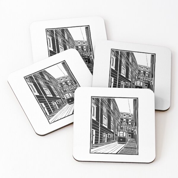 Item preview, Lisbon - Ascensor Da Bica designed and sold by BiancaGreen.