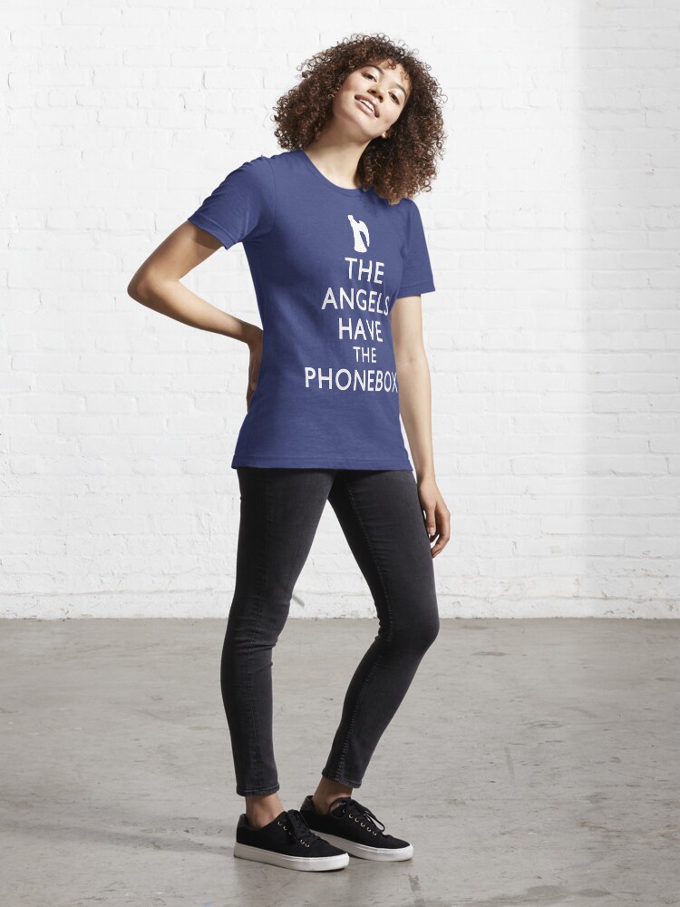 Alternate view of The Angels have the Phonebox - Keep Calm Spoof Essential T-Shirt
