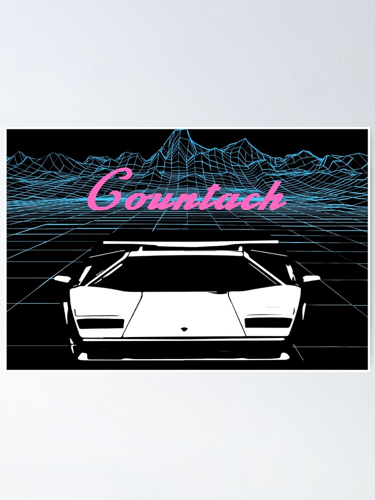 Radical 1980's Countach Retrowave Youth Short Sleeve T-Shirt