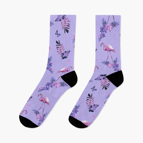 Item preview, Lavender Flamingo Toille designed and sold by Nina May Designs.