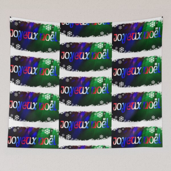 Item preview, Merry Christmas & Joyeux Noel! designed and sold by Frankie Doodles!.