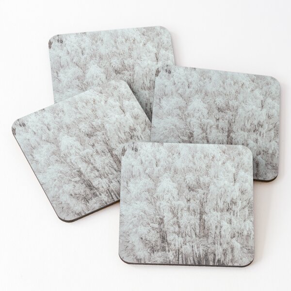 Item preview, 'Heavy Winter Frost on Silver Birch Trees', at Strathtummel, near Pitlochry. designed and sold by mucklepawprint.