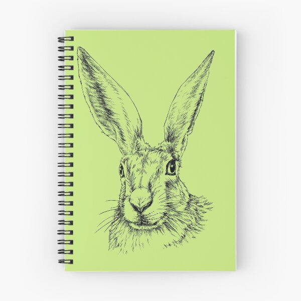 Item preview, Hare Animal Portrait (bright background) designed and sold by MMMSdesigns.