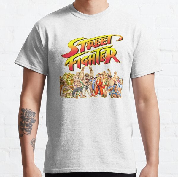 Juego retro de Street Fighter Camiseta clásica