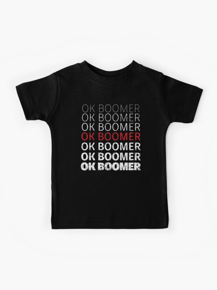 Vintage Retro Ok Boomer Okay Gen Z Millennials Generation T-Shirt