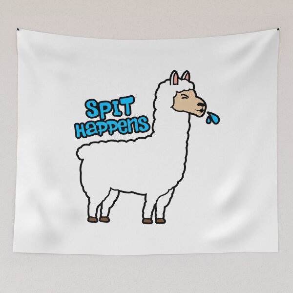 Artikelvorschau, Spit happens Lama entworfen und verkauft von nmdesigns1.