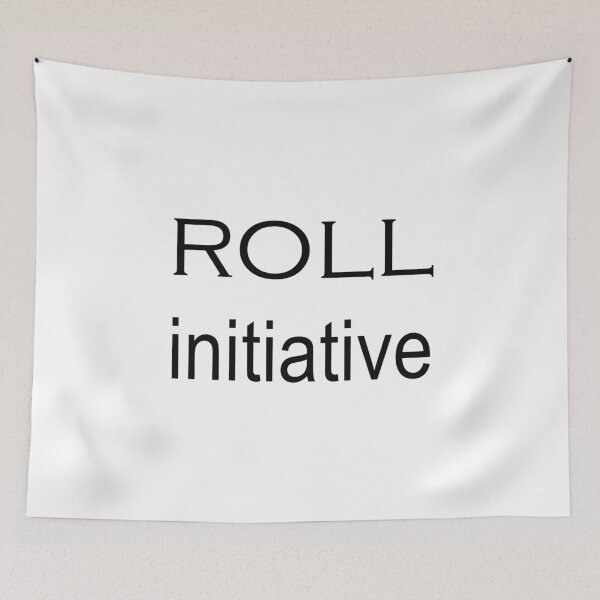 Item preview, roll initiative designed and sold by wholesomememe.