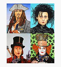 Johnny Depp collage Fotodruck