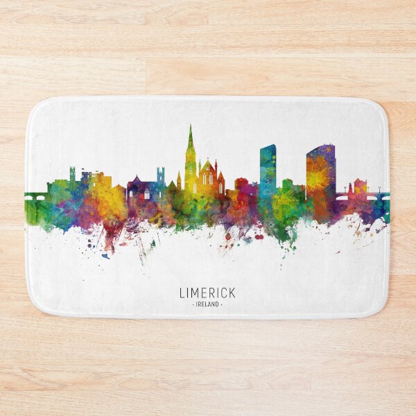 Item preview, Limerick Ireland Skyline designed and sold by ArtPrints.