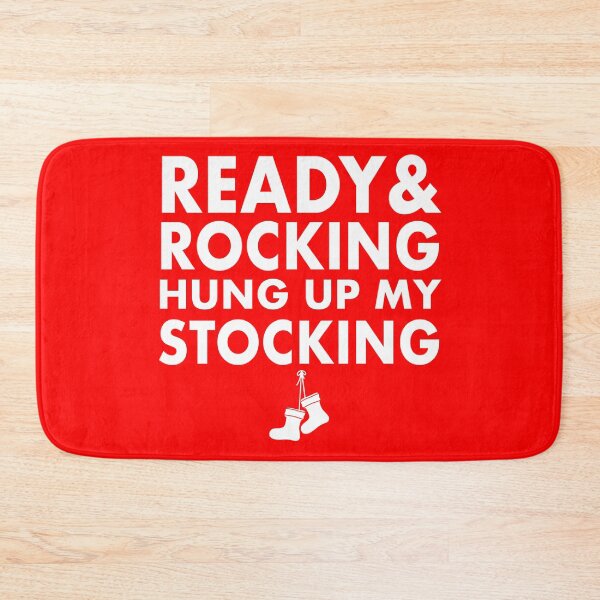 Item preview, Ready and Rocking Hung Up My Stocking Christmas Design designed and sold by CoolYule.