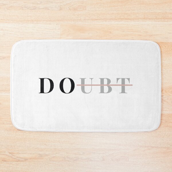 Item preview, DOUBT  / Do it - Motivational words designed and sold by Sadaf F K..