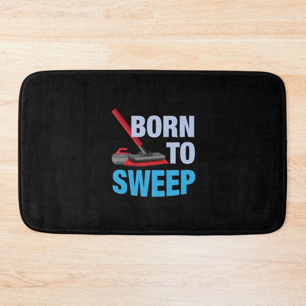 Item preview, 'Born To Sweep' (Black) designed and sold by The Button Gal.