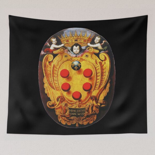 Item preview, The Medici coat of arms on a silk velvet designed and sold by BulganLumini.