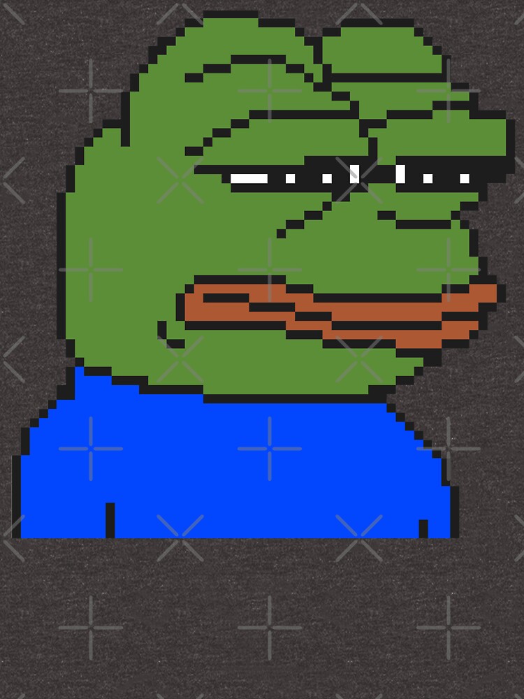 Sad Pepe Pixel Art
