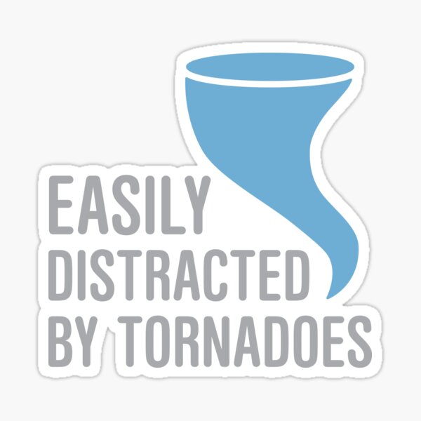 DOG TORNADO MASCOT DECAL / STICKER