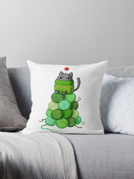 Artikel-Vorschau von Katze Tannenbaum, designt und verkauft von Firlefanzzz.