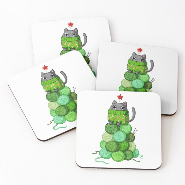 Item preview, Cat Christmas Tree designed and sold by Firlefanzzz.
