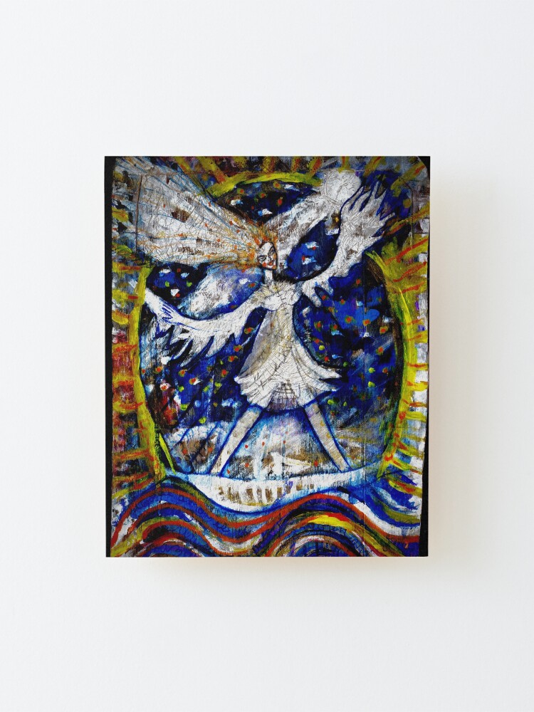 Alternate view of La Dama Viento Mounted Print